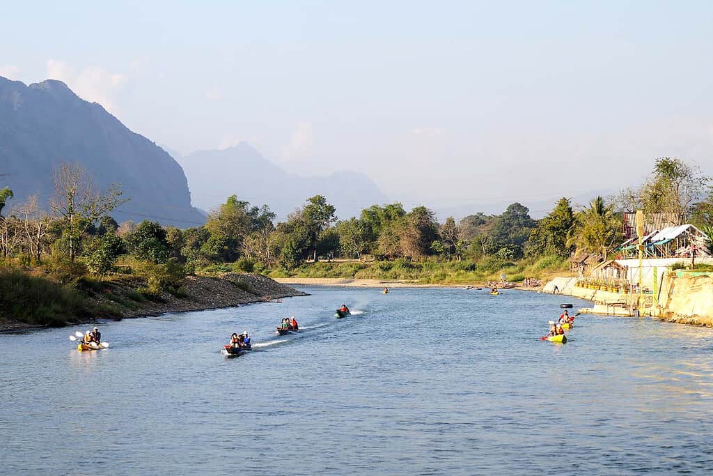 vackra naturbilder från Laos