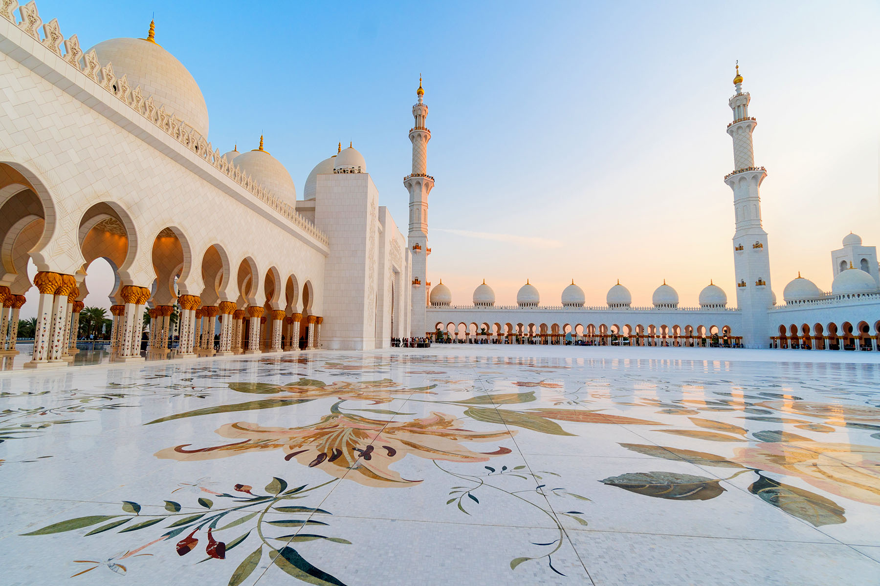 Ett tempel i Förenade arab emiraterne