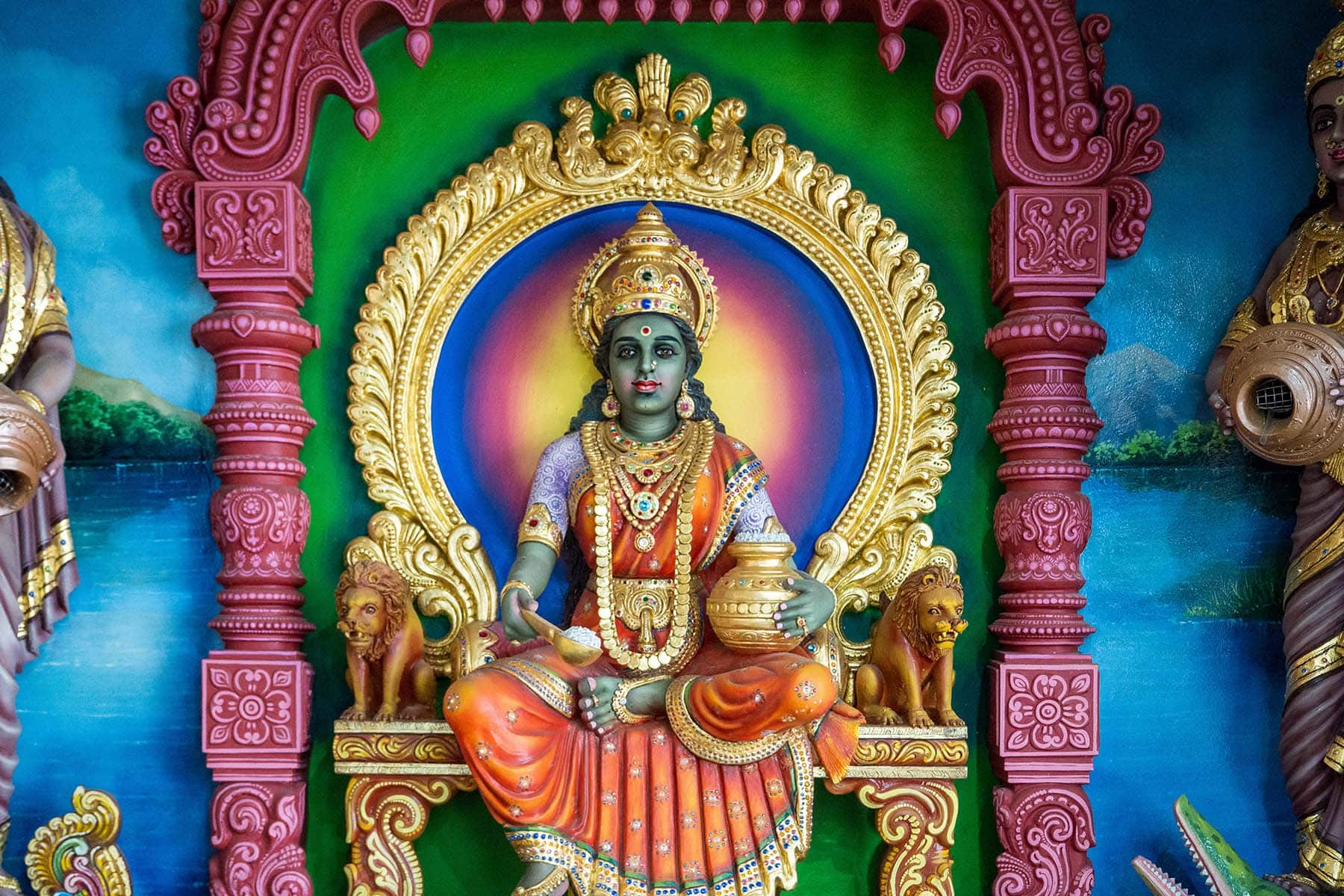 Hinduisk gud i Indien