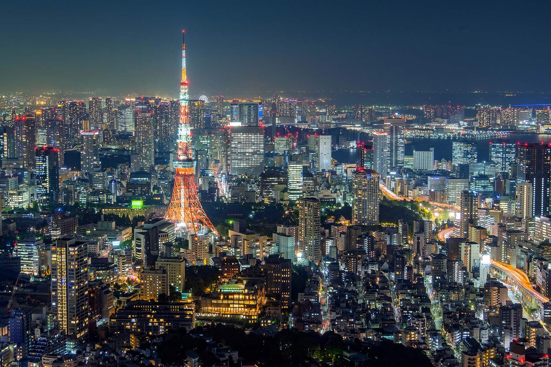 Tokyo i natten