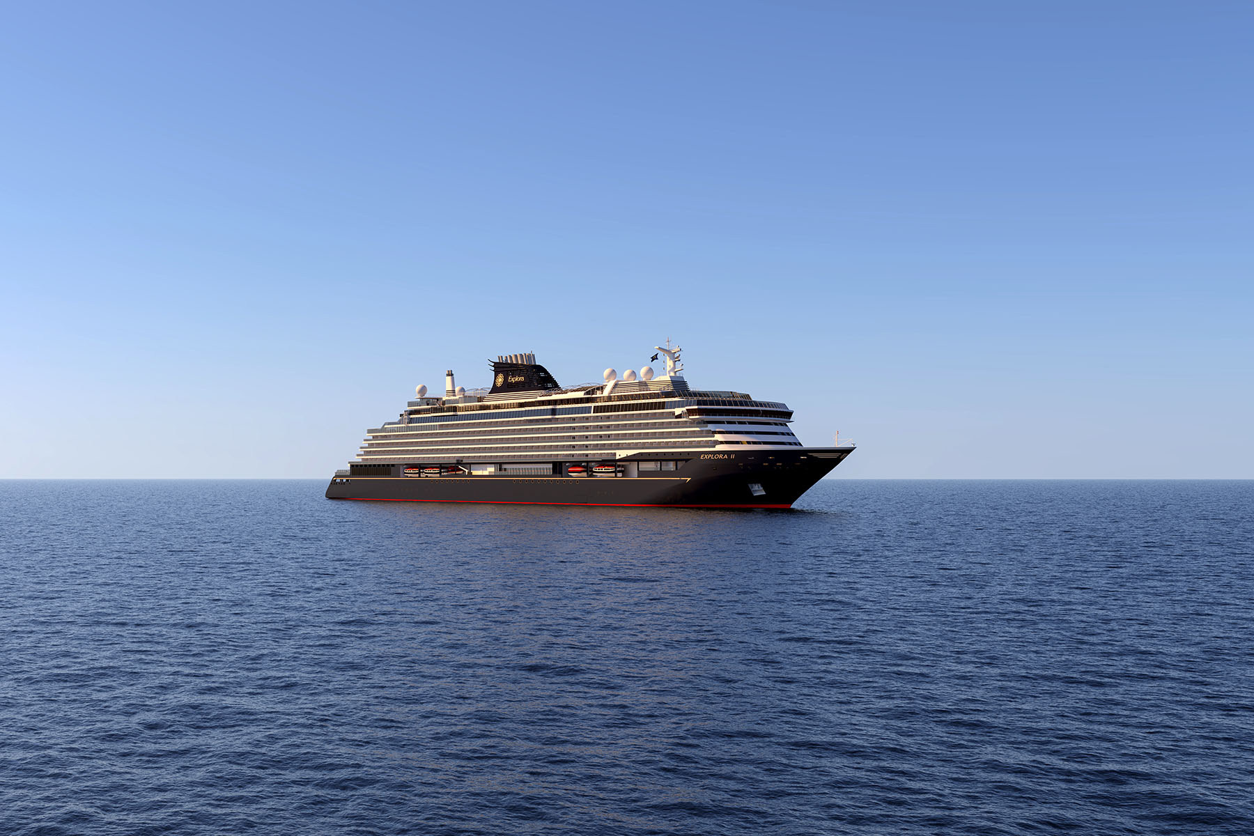 ett explora journeys fartyg på havet