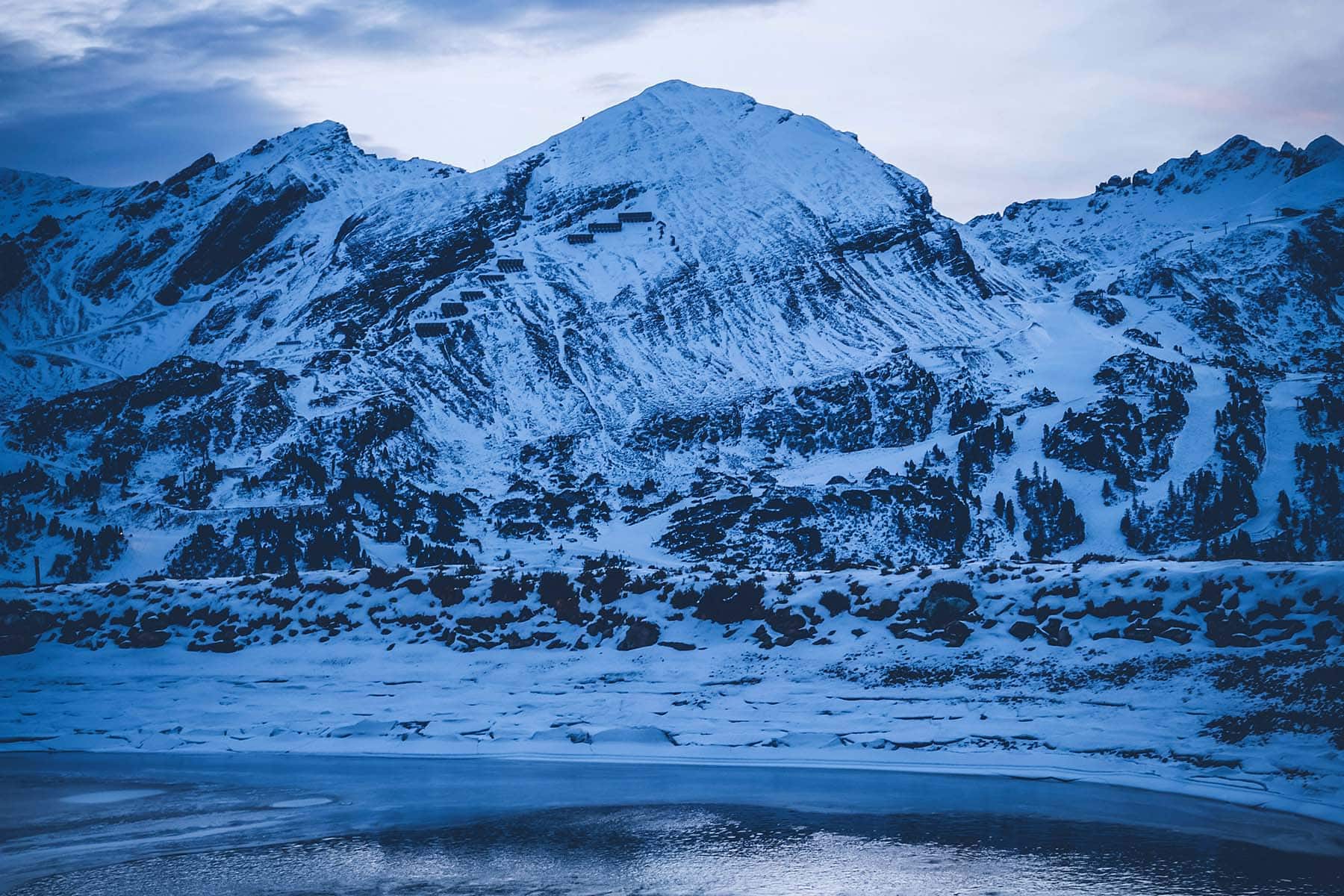 alperna i österrike runt Obertauern
