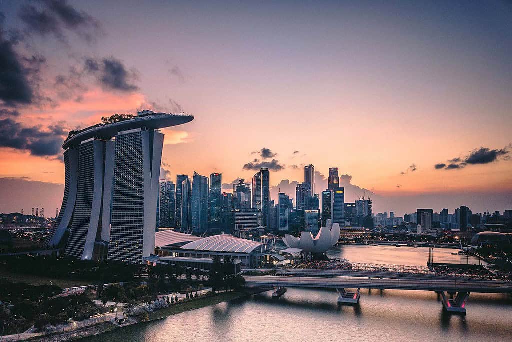 Singapores topp av byggnader
