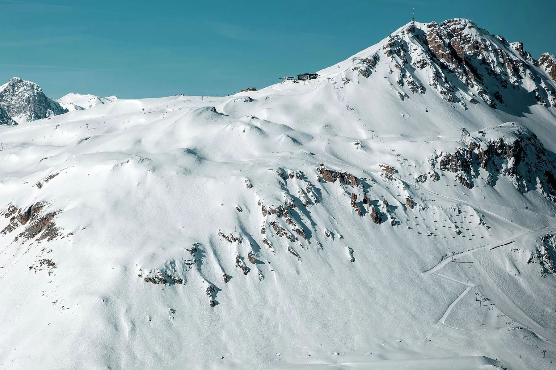 alperna i franska Val d*Isere